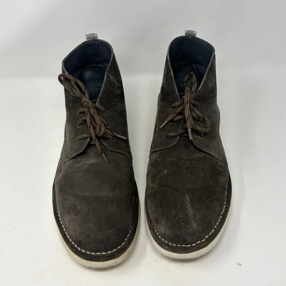 Donald Pliner men's Cris desert boots 12 suede brown grey
